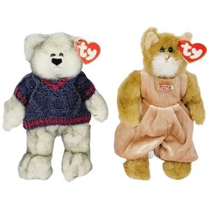 1993 TY The Attic Treasures Collection FAIRBANKS & POUNCER - Fully Posable